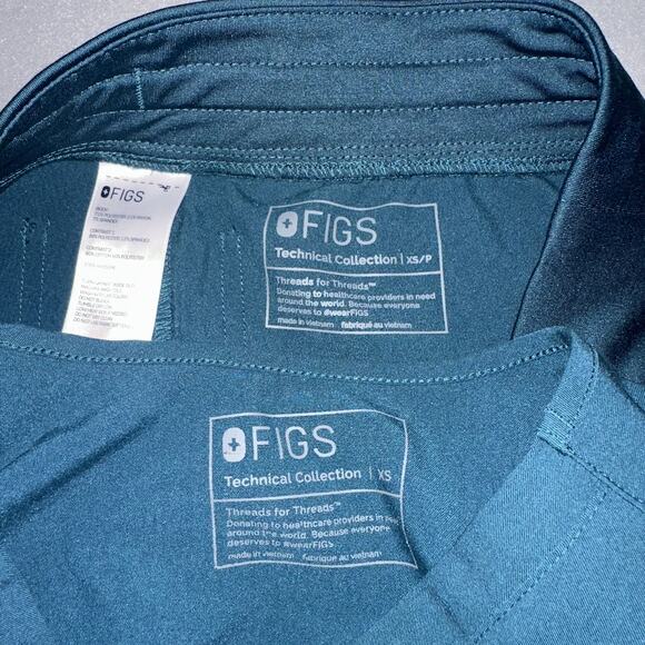 Figs Technical Collection Scrub Set (Catarina Top XS) Zamora Joggers XS/P Women - Picture 15 of 16